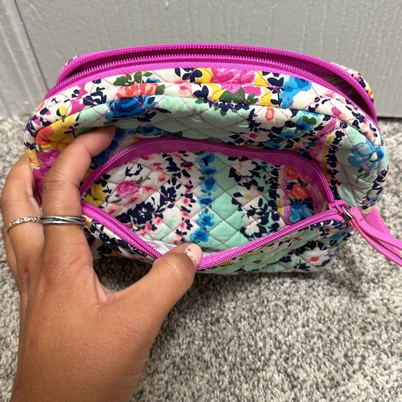 Vera Bradley Wildflower Paisley Little Cosmetic Bag - Picture 4 of 4